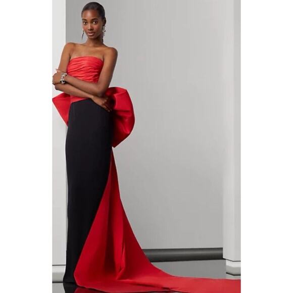 Ralph Lauren Collection Purple Label Black Maxi Skirt Satin Crepe Pencil 4 $1690 - Picture 3 of 15